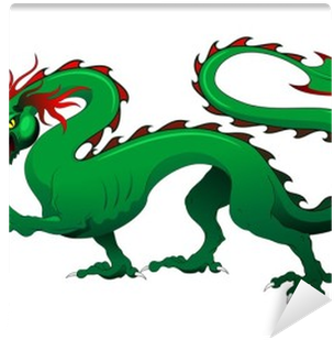 Drago Verde Cina 2012 Green Dragon China Vector Wall - Dragon (400x400)