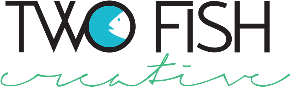 Two Fish Creative Logosm - Two Fish Creative Logosm (1000x375)