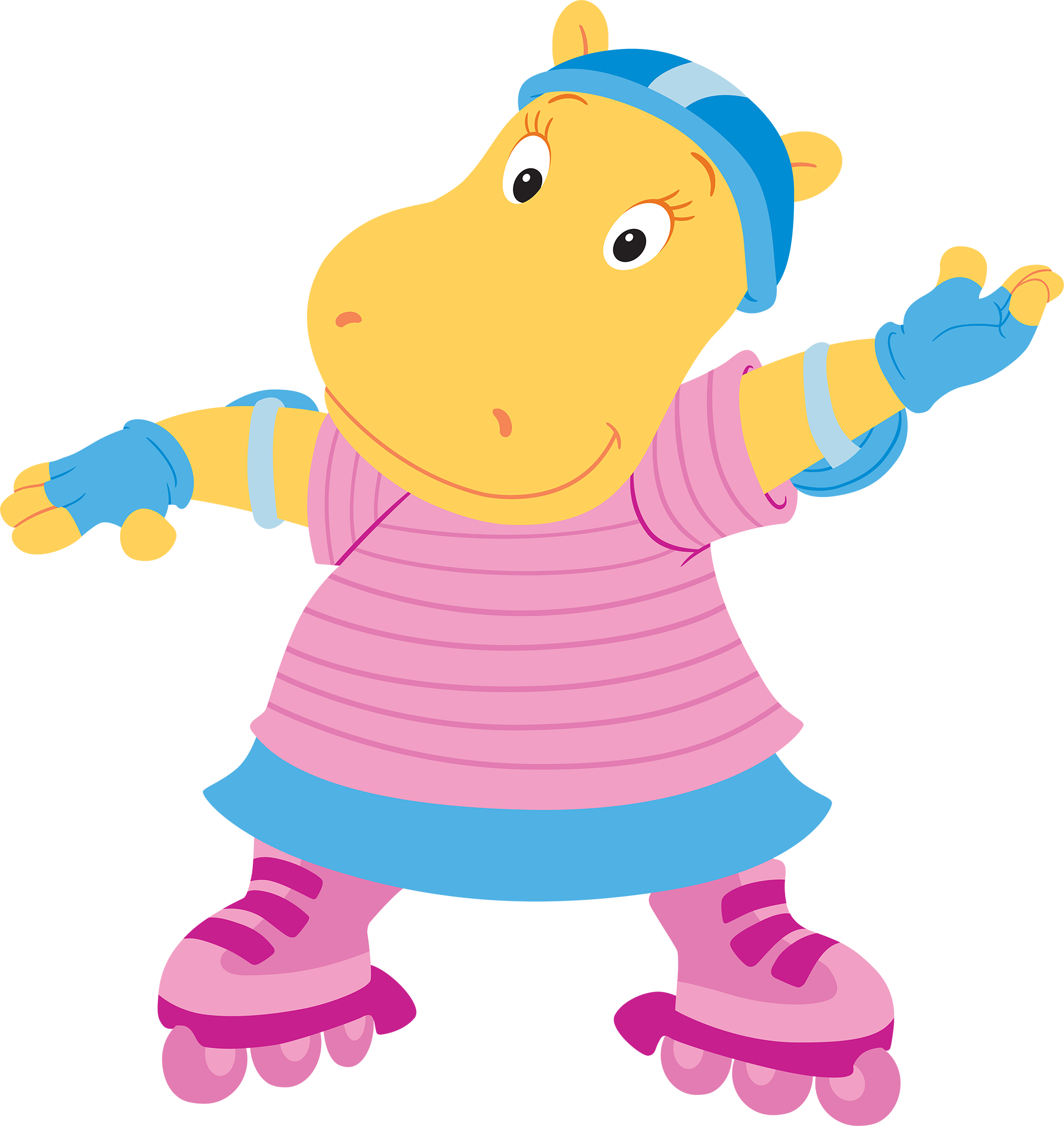 The Backyardigans Sport-tacular Tasha On Rollerblades - Backyardigans Sport (1915x2026)