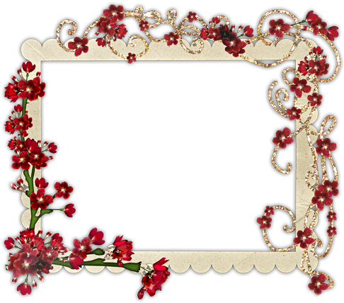 Published At 500 × 448 In 12>>>กรอบดอกไม้ - Free Digital Scrapbooking Kits (500x448)