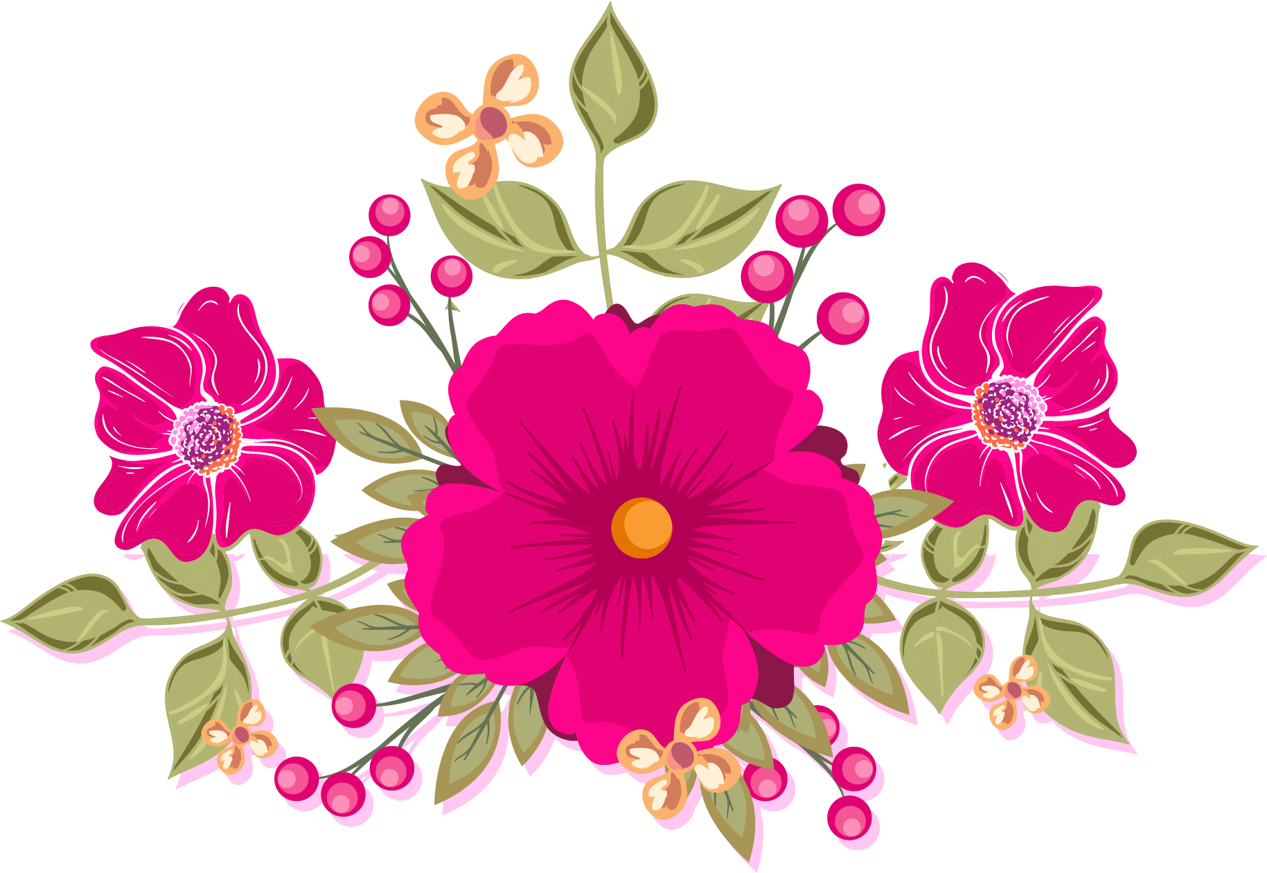 Tabrik Floral Design Illustration - عکس همسرم عیدت مبارک (2796x2130)