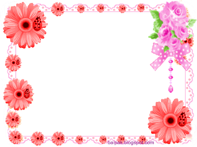 กรอบ รูป ดอกไม้ น่า รัก (400x300)