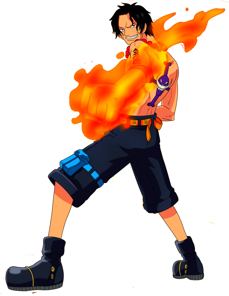 Portgas D Ace By Alexiscabo1 - Ace One Piece (785x1017)