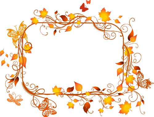 กรอบ รูป ดอกไม้ สี ส้ม (500x380)