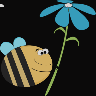 Bee Clip Art Funny Clipart For Adults - Clip Art (400x398)