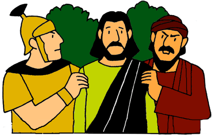 Jesus Teaching Clipart 3 By Gregory - Jesus Arrested In The Garden (700x525)
