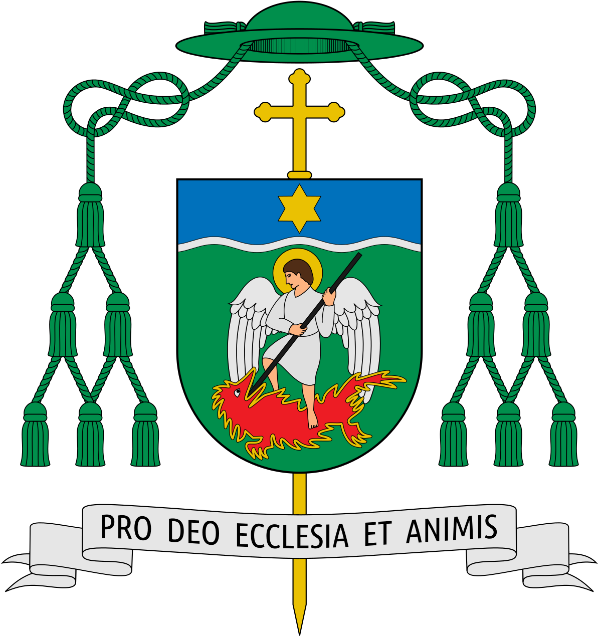 Bishop John Carroll Sj Coat Of Arms (1200x1279)