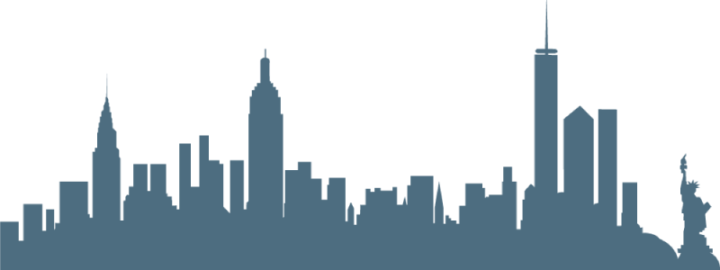 New-nyc - New York Skyline Silhouette (800x300)