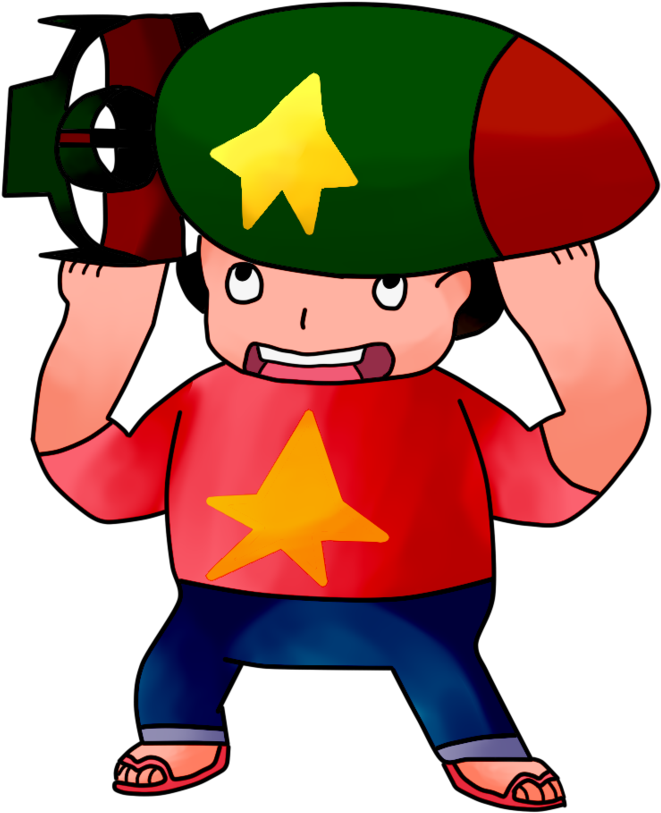 Steven Nuke By Omegacrafter17 - Cartoon (894x894)