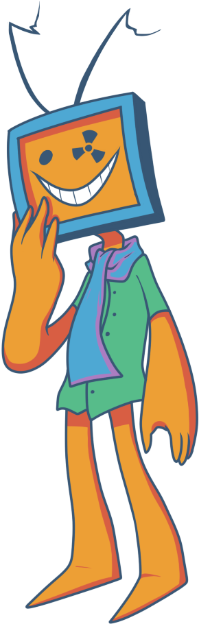 Tv Head By Nukeleer - Television (369x922)