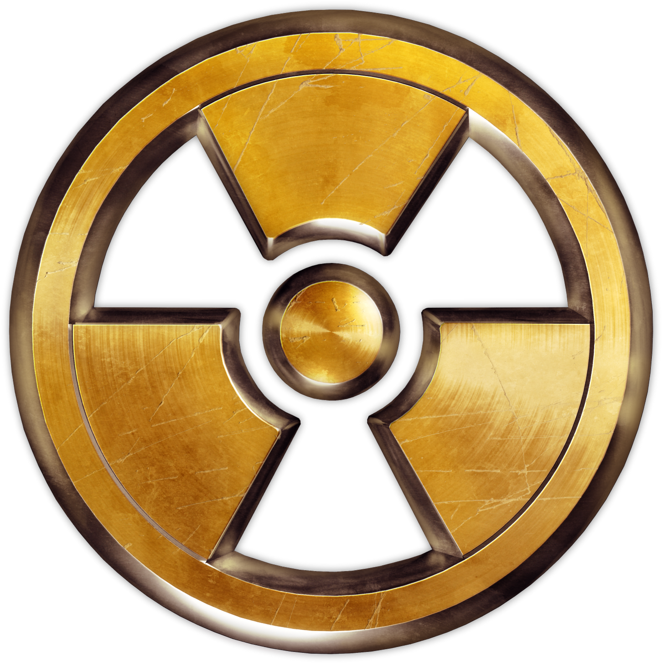 Nuke Symbol Clipart - Nuke Greeting Cards (pk Of 10) (1600x1600)