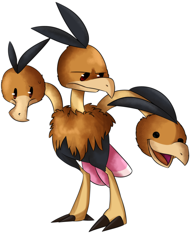 Dodrio By Spookytanukii - Cartoon (915x873)