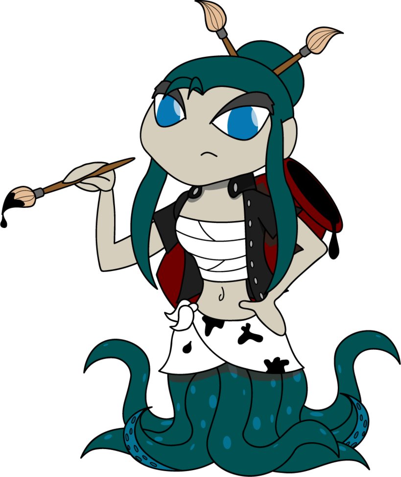 Custom Octopus Girl - Cephalopod (819x975)