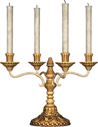 Tube Chandelier Bougies - Chandelier Bougie (335x433)