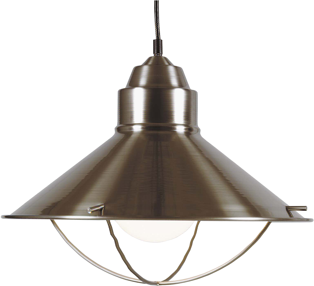 Ceiling Light Png With Ceiling Light Png - Kenroy Harbour 1 Light Pendant | Brushed Steel (1192x1000)