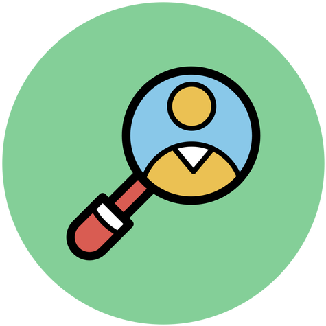 Medical Magnifying Glass Icon Medical Icons Transparent - Lollipop Clipart Black And White (512x512)