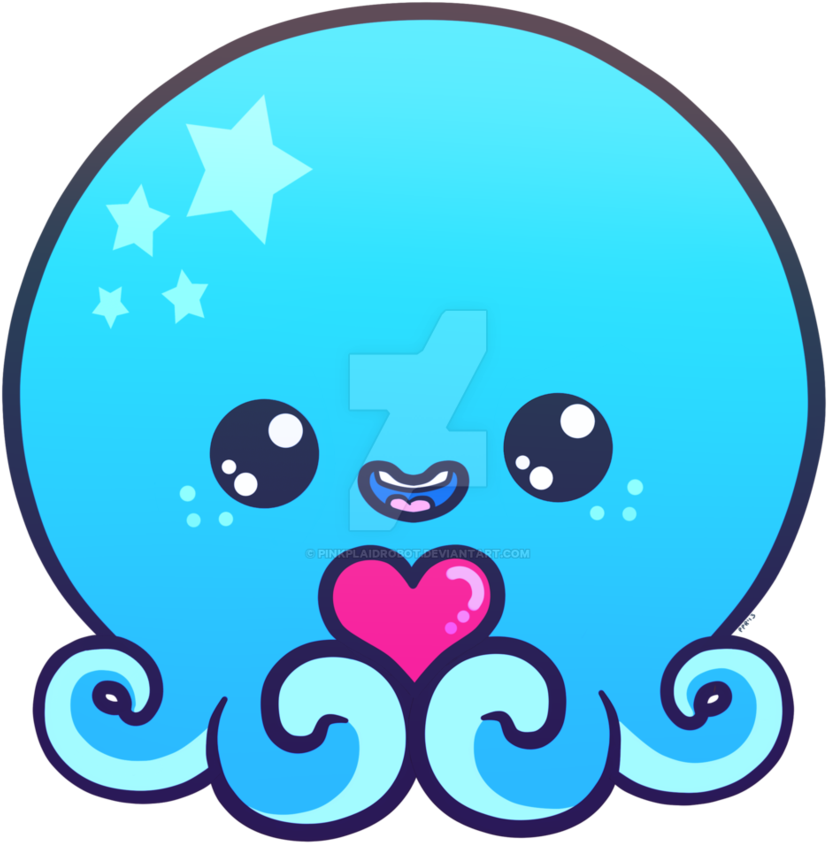 Octo-love Charm Design By Pinkplaidrobot - Sketch (906x881)