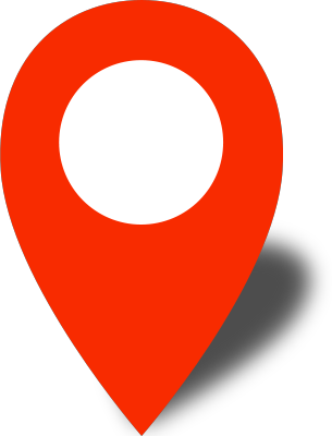 Simple Location Map Pin Icon2 Red Free Vector Data - Icon Pin Map Red (305x400)