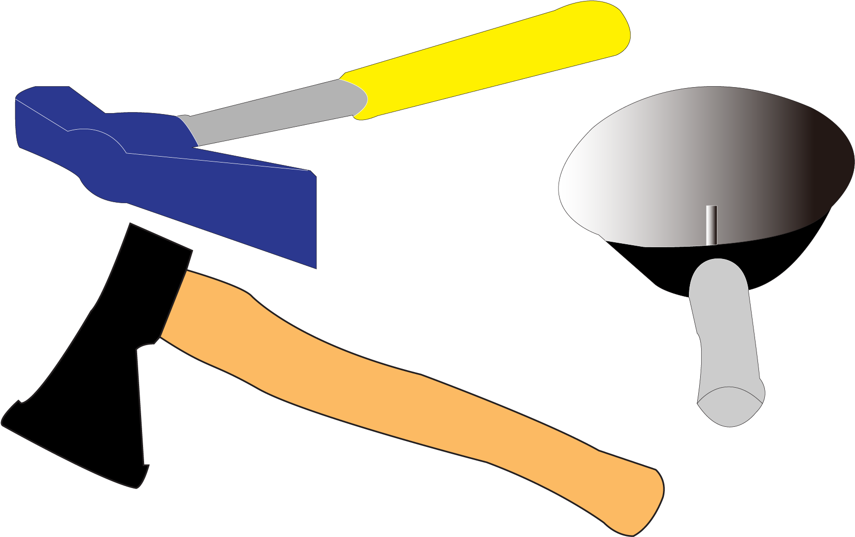 Vector Material Hammer Ax - Vector Material Hammer Ax (1800x1217)