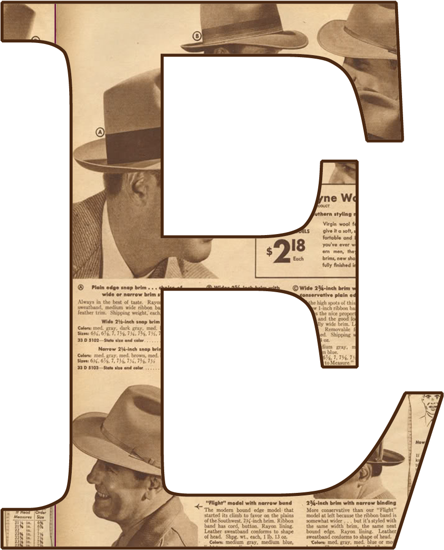 Alfabeto En Periodico Antiguoe - Newspaper Letter B (1200x1200)