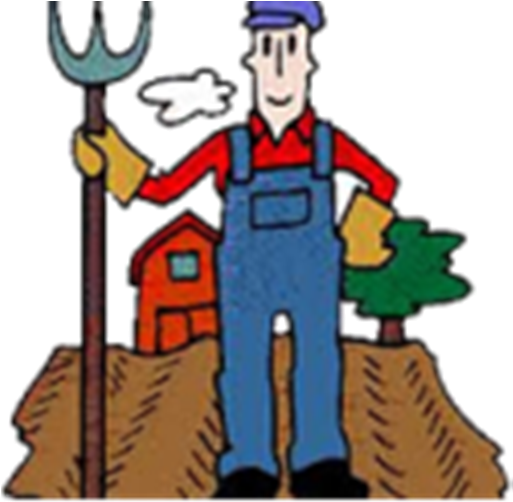 儿歌- 拔萝卜 - Animated Picture Of A Farmer (512x512)