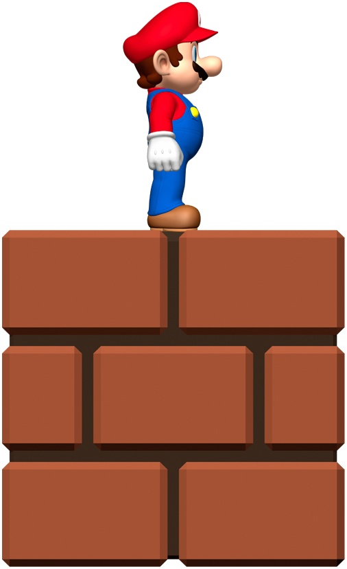 Mini Mario Photo Minimario - Mario Brick Block (506x829)