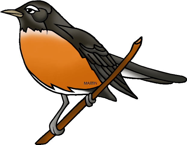 European Robin American Robin Youtube Clip Art - American Robin Robin Clip Art (648x511)