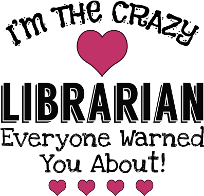 I Am The Crazy Librarian Everyone Warned You About - Holy Crap! You Got Old Ornament (round) (440x440)