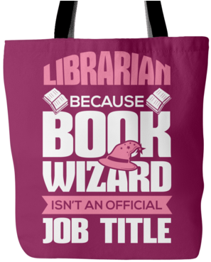 Librarian Because Book Wizard Isn't An Official Job - Librarian Tshirt - Librarian Because Book Wizard Is (400x400)