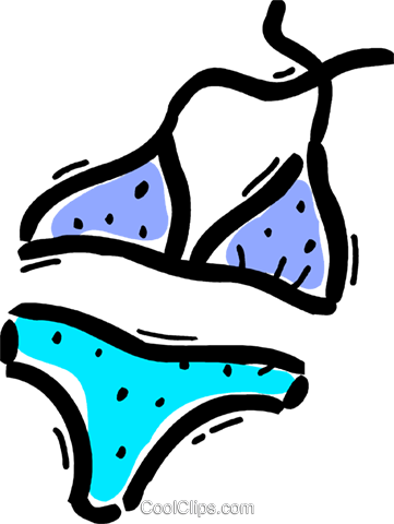 Swimming Suits Royalty Free Vector Clip Art Illustration - Swimming Suits Royalty Free Vector Clip Art Illustration (361x480)