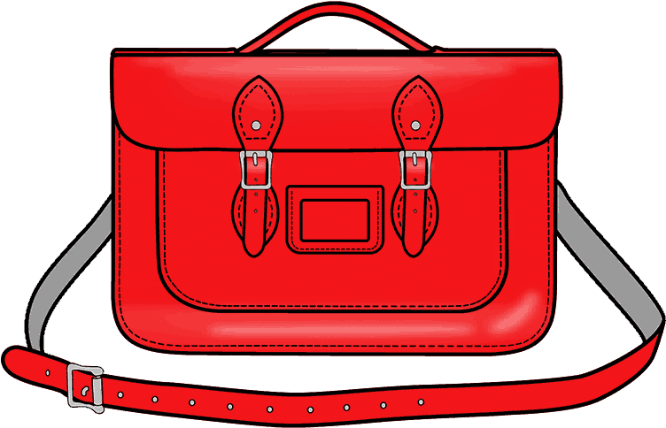 15-inch Briefcase Satchel In Patent Rosy Red Leather - Briefcase (1000x1000)