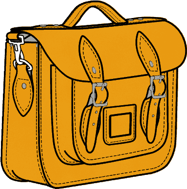 5-inch Briefcase Satchel In English Mustard Leather - Hand Luggage (1000x1000)