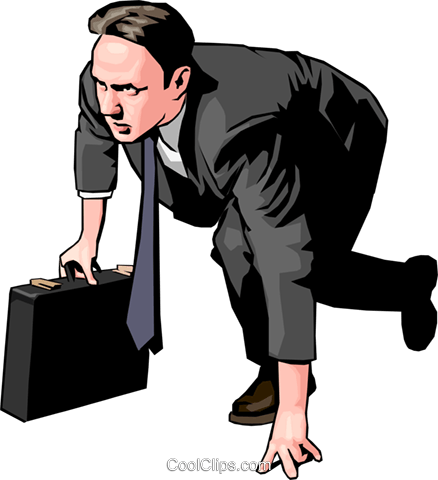 Business Race Royalty Free Vector Clip Art Illustration - Clip Art (438x480)