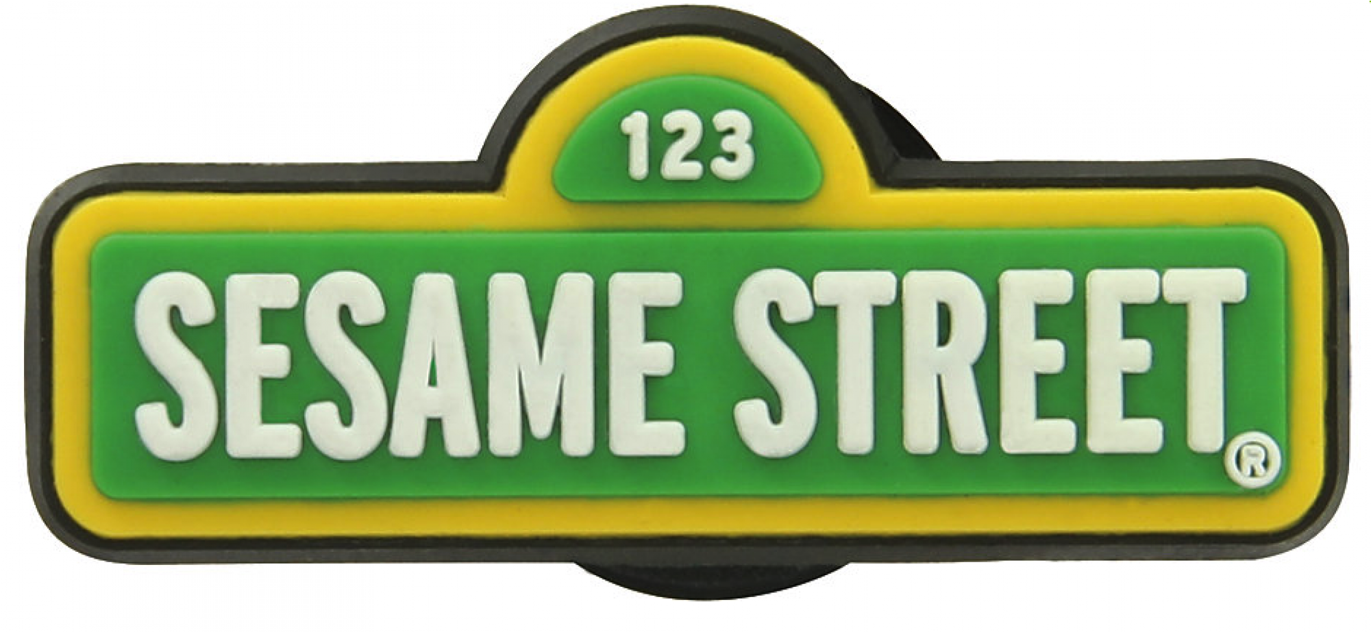 Jibbitz Sesame Street Pack - Sesame Street Sign (2000x1400)