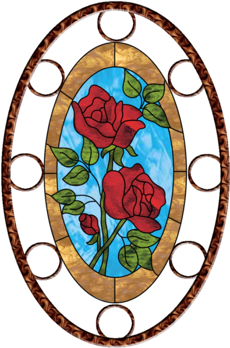 Pin Stained Glass Clip Art - Glass (900x1080)