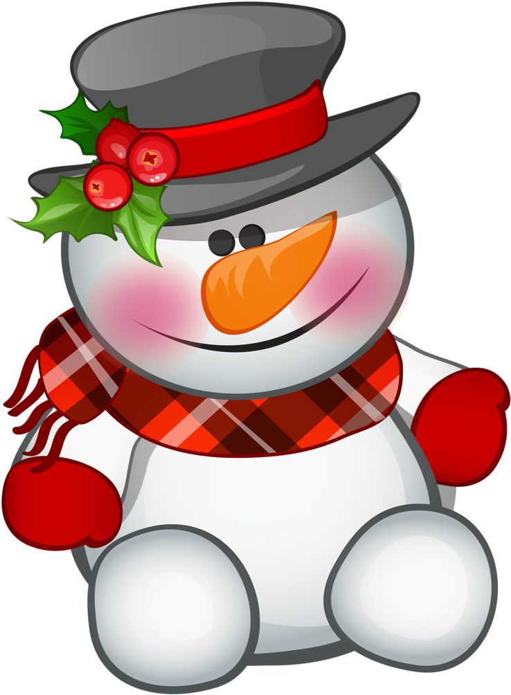 Christmas Tubes / Snowmen - Dibujo En Muñeco De Nieve (742x1024)