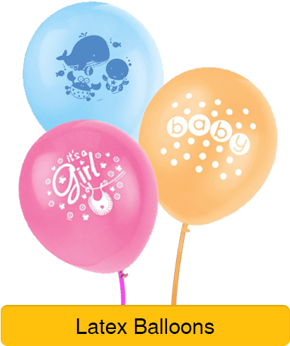 Baby Shower Decorations - 12" Latex Under The Sea Balloons, Pack (500x500)