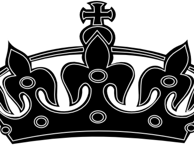 Crown Black And White - Keep Calm And Cheer On Shower Curtain (640x480)