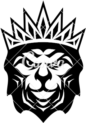 Lion With Crown - Lion With Crown Png (550x550)