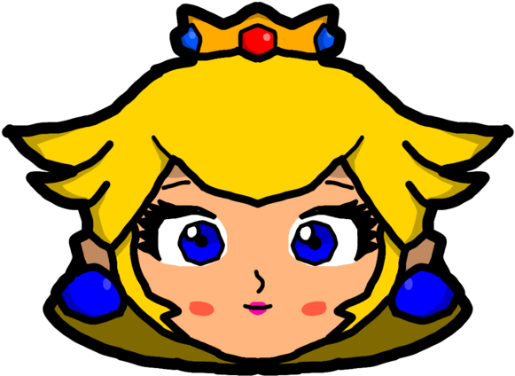 Princess Peach Mario Party 2 Ver Redrawn By John The - Mario Party 2 (1024x576)