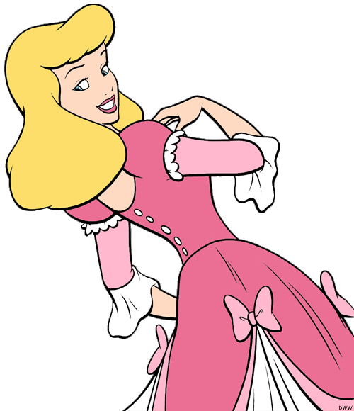 Pink Dress Clipart Cinderella - Cinderella Dress From Cinderella 2 (500x580)