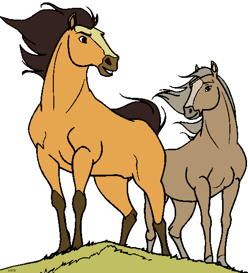 Stallion Clipart Cartoon - Spirit Stallion Of The Cimarron (507x558)