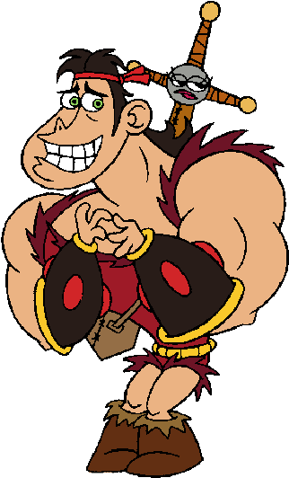 Dave The Barbarian Clip Art - Dave The Barbarian (325x542)