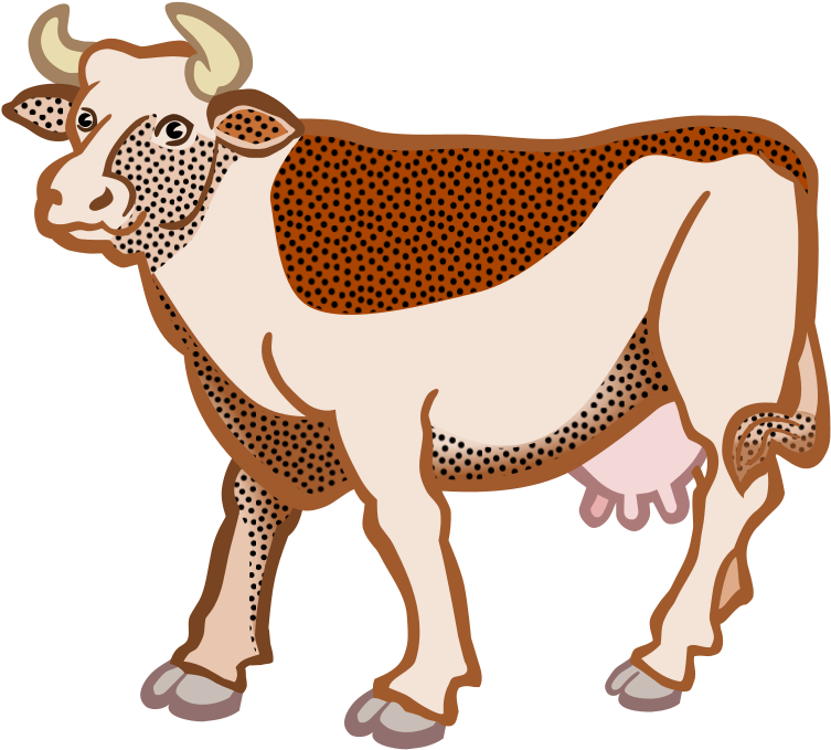 File - Cow - Svg - Cattle (797x768)