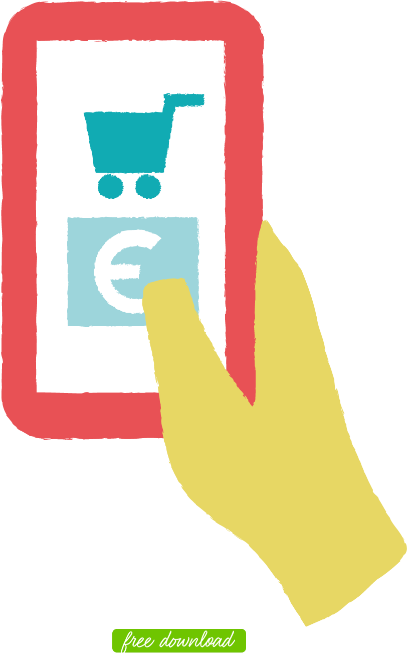 E-shopping Euro - Sign (1000x1393)