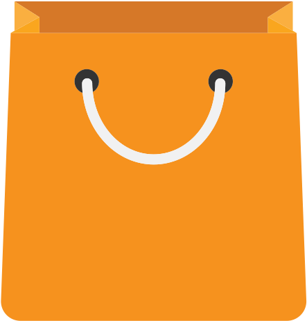 Risk Free Purchase - Shopping Bag Icon Orange (512x512)