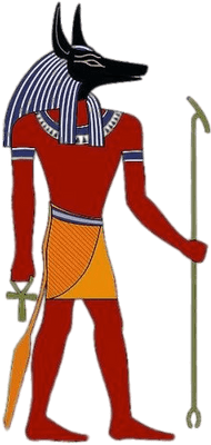 Anubis - Egyptian Gods Transparent Background (400x400)