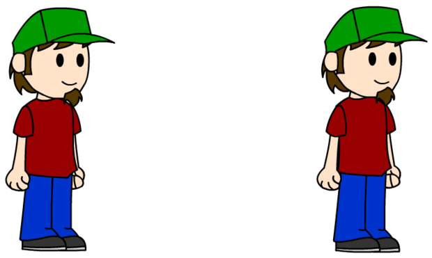 As A Test Subject For The Process, I Made A 2 Frame - Sprite (894x894)