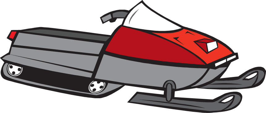 Snowmobile Ford Model T Clip Art - Snowmobile Clipart Png (861x367)