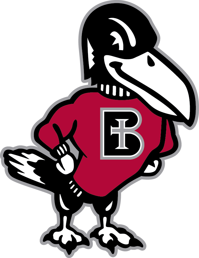 Benedictine College Rocky Right 3 Color Spot - Rocky The Raven Benedictine College (692x900)